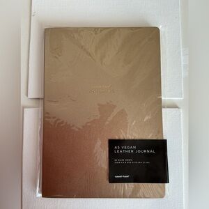 Russell+Hazel Tan Vegan Leather A5 Journal + 3notebooks